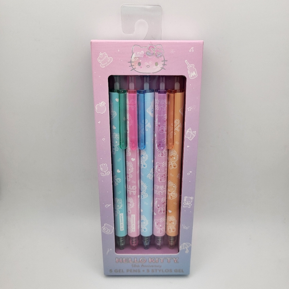 Hello Kitty 50th Anniversary 5-Pack Gel Pens - Picture 5 of 6